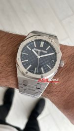 Audemars Piguet Royal Oak 15510ST Mavi Kadran 50th Anniversary 41mm Super Clone ETA Swiss ZF Factory