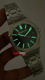 Audemars Piguet Royal Oak 15510ST Yeşil Kadran 50th Anniversary 41mm Super Clone ETA Swiss ZF Factory