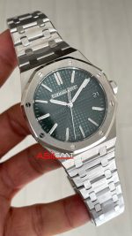 Audemars Piguet Royal Oak 15510ST Yeşil Kadran 50th Anniversary 41mm Super Clone ETA Swiss ZF Factory