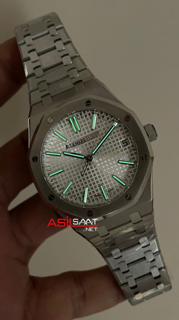 Audemars Piguet Royal Oak Beyaz 15510ST 41mm Super Clone ETA Swiss ZF Factory Audemars Piguet Royal Oak Beyaz 15510ST 41mm Super Clone ETA Swiss ZF Factory