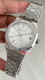 Audemars Piguet Royal Oak Beyaz 15510ST 41mm Super Clone ETA Swiss ZF Factory