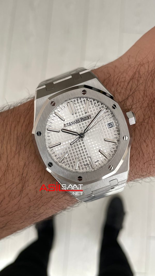Audemars Piguet Royal Oak Beyaz 15510ST 41mm Super Clone ETA Swiss ZF Factory Audemars Piguet Royal Oak Beyaz 15510ST 41mm Super Clone ETA Swiss ZF Factory