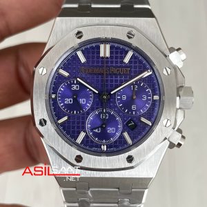 Audemars Piguet Royal Oak Chronograph 26240BC Purple Dial 41mm Mor Kadran Swiss ETA Saat