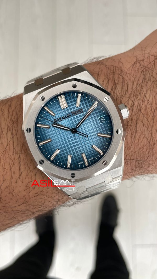 Audemars Piguet Royal Oak Mavi 15510BC 41mm Super Clone ETA Swiss ZF Factory Audemars Piguet Royal Oak Mavi 15510BC 41mm Super Clone ETA Swiss ZF Factory
