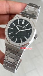Audemars Piguet Royal Oak 15510ST Siyah Kadran 50th Anniversary 41mm Super Clone ETA Swiss ZF Factory