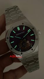 Audemars Piguet Royal Oak Tourbillon 26522ST Purple 41mm Super Clone Swiss ETA Saat BBS Factory