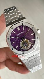 Audemars Piguet Royal Oak Tourbillon 26522ST Purple 41mm Super Clone Swiss ETA Saat BBS Factory