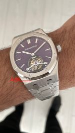 Audemars Piguet Royal Oak Tourbillon 26522ST Purple 41mm Super Clone Swiss ETA Saat BBS Factory