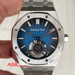 Audemars Piguet Royal Oak Tourbillon 26730TI Smoke Blue 41mm Super Clone Swiss ETA Saat BBS Factory