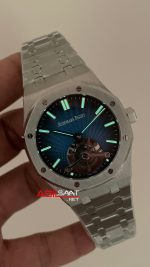 Audemars Piguet Royal Oak Tourbillon 26730TI Smoke Blue 41mm Super Clone Swiss ETA Saat BBS Factory
