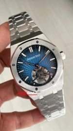 Audemars Piguet Royal Oak Tourbillon 26730TI Smoke Blue 41mm Super Clone Swiss ETA Saat BBS Factory