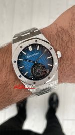 Audemars Piguet Royal Oak Tourbillon 26730TI Smoke Blue 41mm Super Clone Swiss ETA Saat BBS Factory
