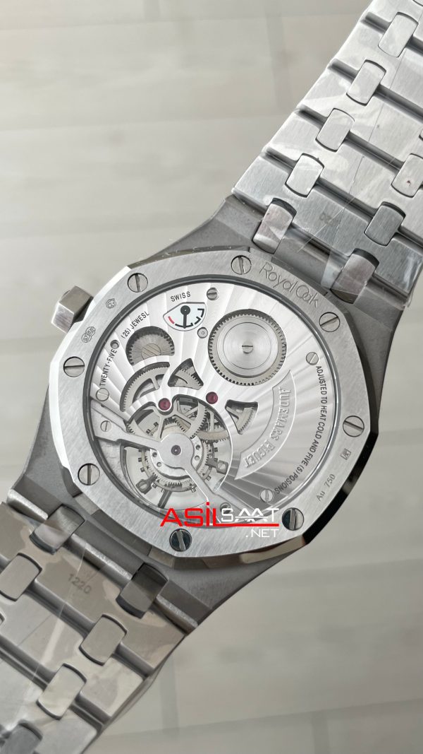 Audemars Piguet Royal Oak Tourbillon 26730TI Smoke Blue 41mm Super Clone Swiss ETA Saat BBS Factory Audemars Piguet Royal Oak Tourbillon 26730TI Smoke Blue 41mm Super Clone Swiss ETA Saat BBS Factory