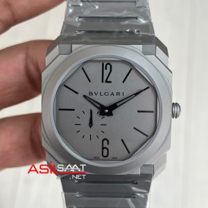Bulgari Octo Finissimo Extra Thin Grey 102713 Super Clone Swiss ETA Saat BV Factory
