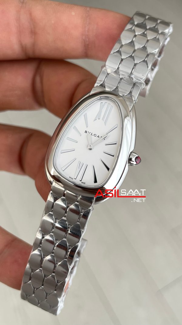 Bulgari Serpenti Seduttori Beyaz 103141 33mm Super Clone ETA Swiss BV Factory