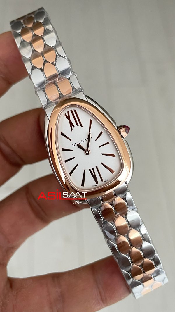 Bulgari Serpenti Seduttori Beyaz 103277 Two Tone Rosegold 33mm Super Clone ETA Swiss BV Factory Bulgari Serpenti Seduttori Beyaz 103277 Two Tone Rosegold 33mm Super Clone ETA Swiss BV Factory