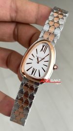 Bulgari Serpenti Seduttori Beyaz 103277 Two Tone Rosegold 33mm Super Clone ETA Swiss BV Factory
