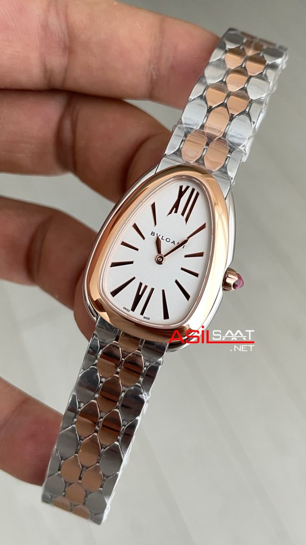 Bulgari Serpenti Seduttori Beyaz 103277 Two Tone Rosegold 33mm Super Clone ETA Swiss BV Factory Bulgari Serpenti Seduttori Beyaz 103277 Two Tone Rosegold 33mm Super Clone ETA Swiss BV Factory