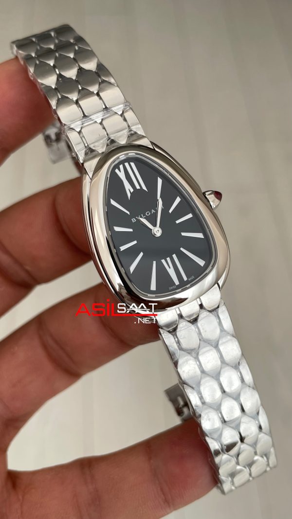 Bulgari Serpenti Seduttori Siyah 103952 33mm Super Clone ETA Swiss BV Factory Bulgari Serpenti Seduttori Siyah 103952 33mm Super Clone ETA Swiss BV Factory