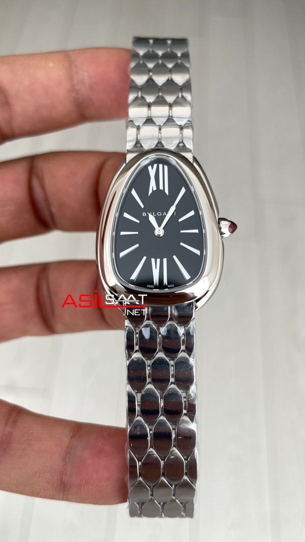 Bulgari Serpenti Seduttori Siyah 103952 33mm Super Clone ETA Swiss BV Factory Bulgari Serpenti Seduttori Siyah 103952 33mm Super Clone ETA Swiss BV Factory