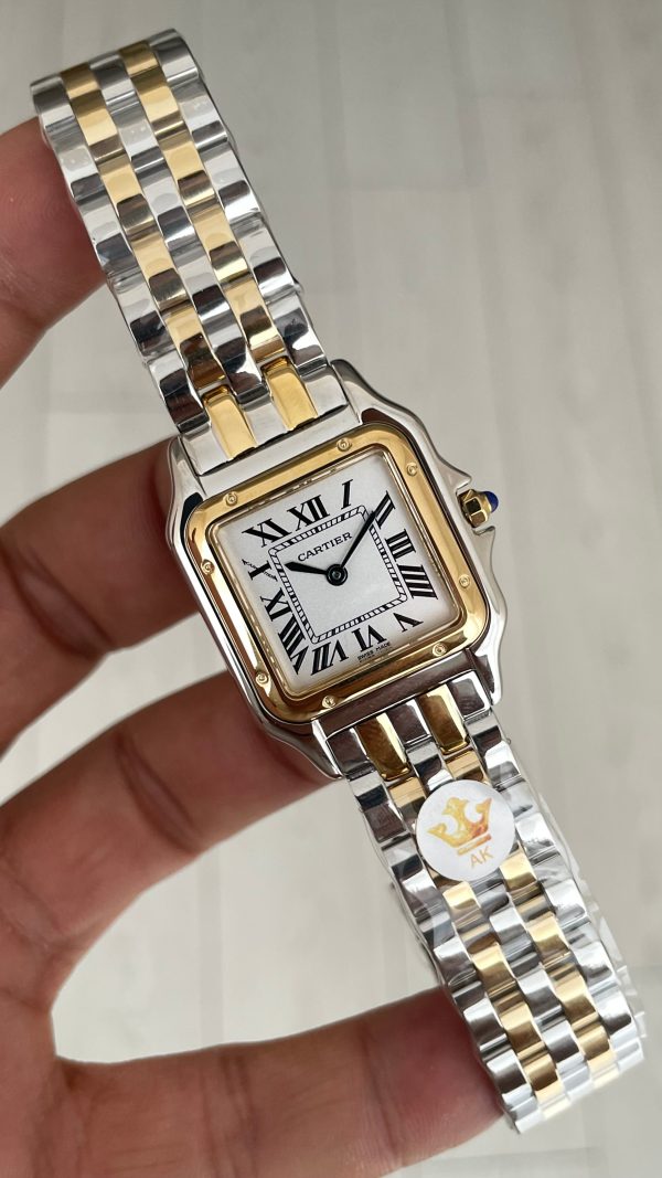 Cartier Panthere Medium W2PN0007 Two Tone Gold 27mm Kadın Kol Saati Cartier Panthere Medium W2PN0007 Two Tone Gold 27mm Kadın Kol Saati