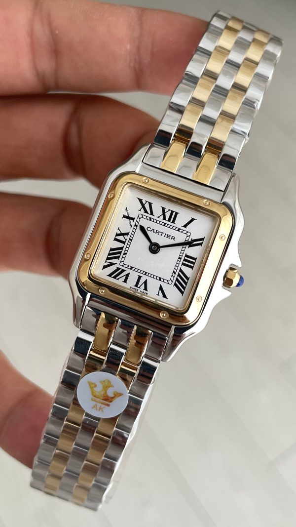 Cartier Panthere Medium W2PN0007 Two Tone Gold 27mm Kadın Kol Saati Cartier Panthere Medium W2PN0007 Two Tone Gold 27mm Kadın Kol Saati