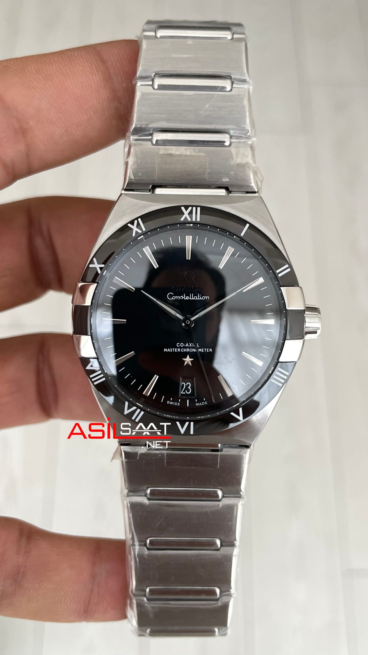 Omega Constellation Siyah 41mm Swiss ETA Saat GS Factory Omega Constellation Siyah 41mm Swiss ETA Saat GS Factory