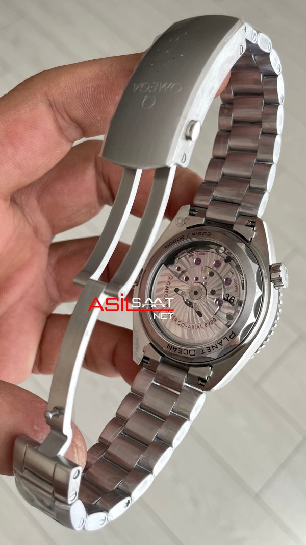 Omega Seamaster Planet Ocean 600M Siyah Kadran Super Clone Swiss ETA Saat VS Factory