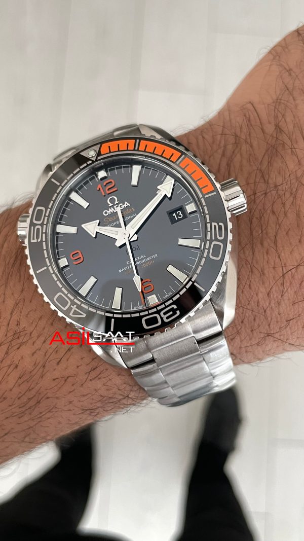 Omega Seamaster Planet Ocean 600M Siyah Kadran Super Clone Swiss ETA Saat VS Factory