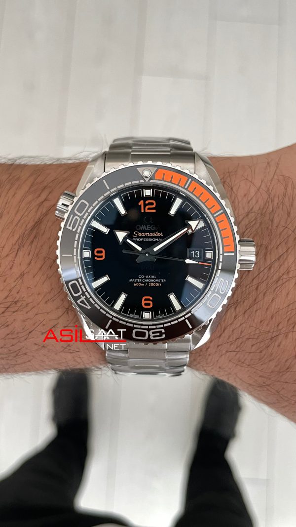 Omega Seamaster Planet Ocean 600M Siyah Kadran Super Clone Swiss ETA Saat VS Factory