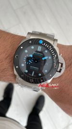 Panerai Luminor Submersible BMG-Tech PAM00799 Titanium Siyah 47mm Replika Saat