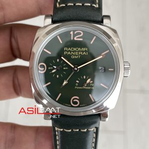 Panerai Radiomir 1940 GMT PAM00999 Yeşil 45mm Silver