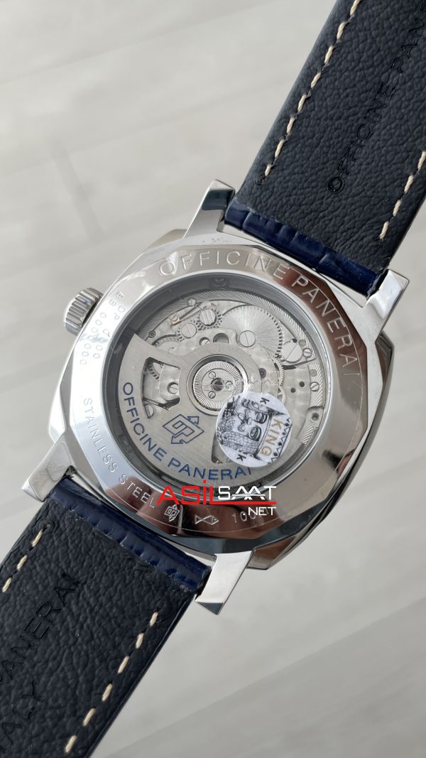 Panerai Radiomir GMT Power Reserve PAM00946 Mavi 45mm Silver Replika Saat Panerai Radiomir GMT Power Reserve PAM00946 Mavi 45mm Silver Replika Saat