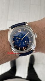 Panerai Radiomir GMT Power Reserve PAM00946 Mavi 45mm Silver Replika Saat