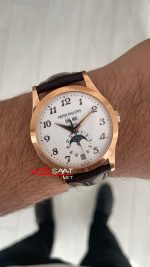 Patek Philippe Annual Calendar Complications 5396R Rosegold Beyaz Kadran Super Clone Swiss ETA Saat GR Factory