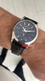 Patek Philippe Annual Calendar Complications Moonphase 5396G Mavi Kadran 39mm Super Clone Swiss ETA Saat GR Factory