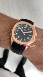 Patek Philippe Aquanaut 5167A Siyah 42mm Rosegold Swiss ETA Saat GR Factory