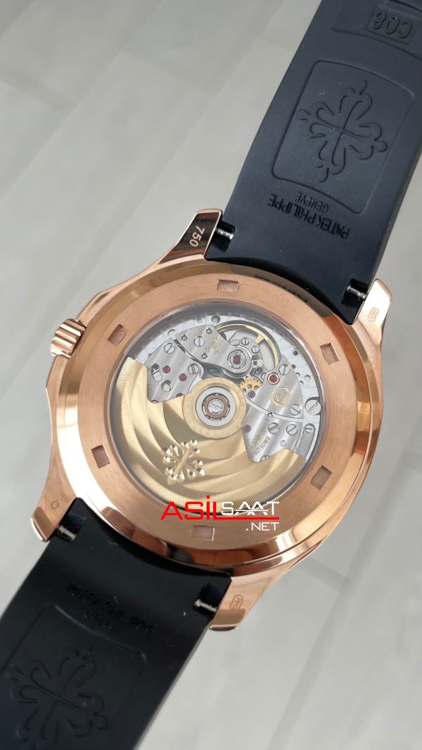 Patek Philippe Aquanaut 5167A Siyah 42mm Rosegold Swiss ETA Saat GR Factory
