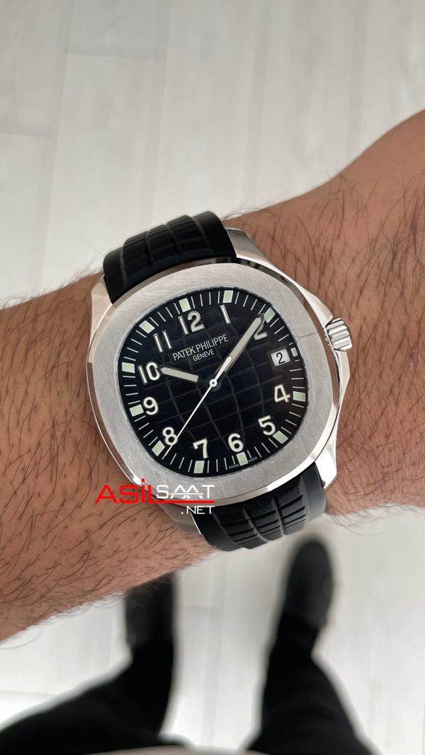 Patek Philippe Aquanaut 5167A Siyah 40mm Swiss ETA Saat GR Factory Patek Philippe Aquanaut 5167A Siyah 40mm Swiss ETA Saat GR Factory