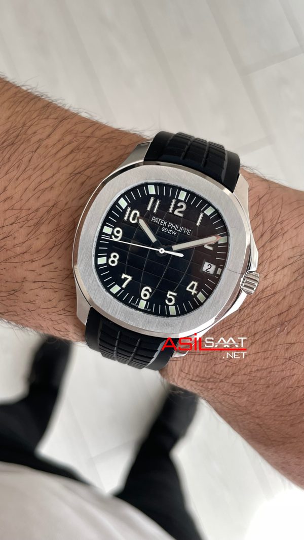 Patek Philippe Aquanaut 5167A Siyah 40mm Swiss ETA Saat GR Factory Patek Philippe Aquanaut 5167A Siyah 40mm Swiss ETA Saat GR Factory