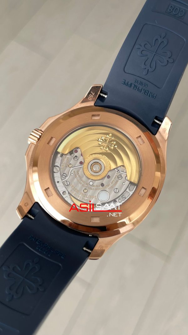 Patek Philippe Aquanaut 5168G Mavi 42mm Rosegold Swiss ETA Saat GR Factory