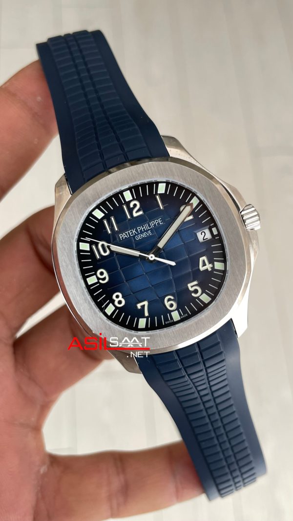 Patek Philippe Aquanaut 5168G Mavi 42mm Swiss ETA Saat GR Factory