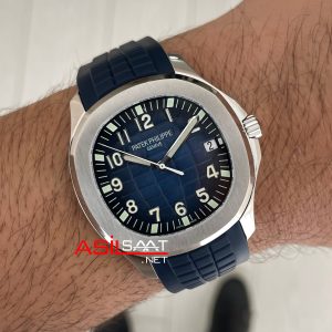 Patek Philippe Aquanaut 5168G Mavi 42mm Swiss ETA Saat GR Factory