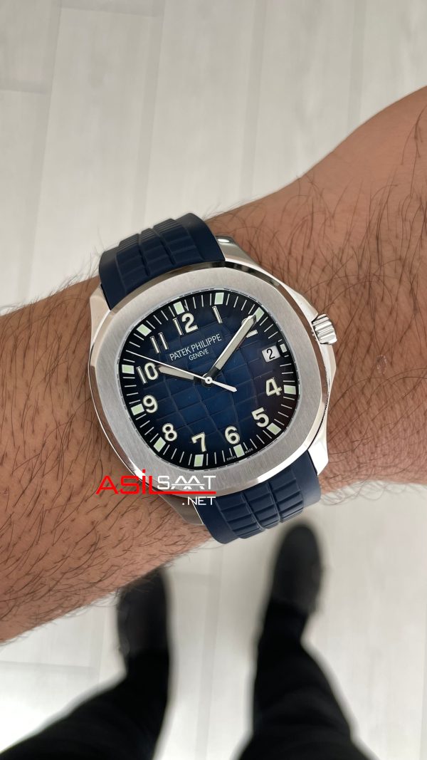 Patek Philippe Aquanaut 5168G Mavi 42mm Swiss ETA Saat GR Factory