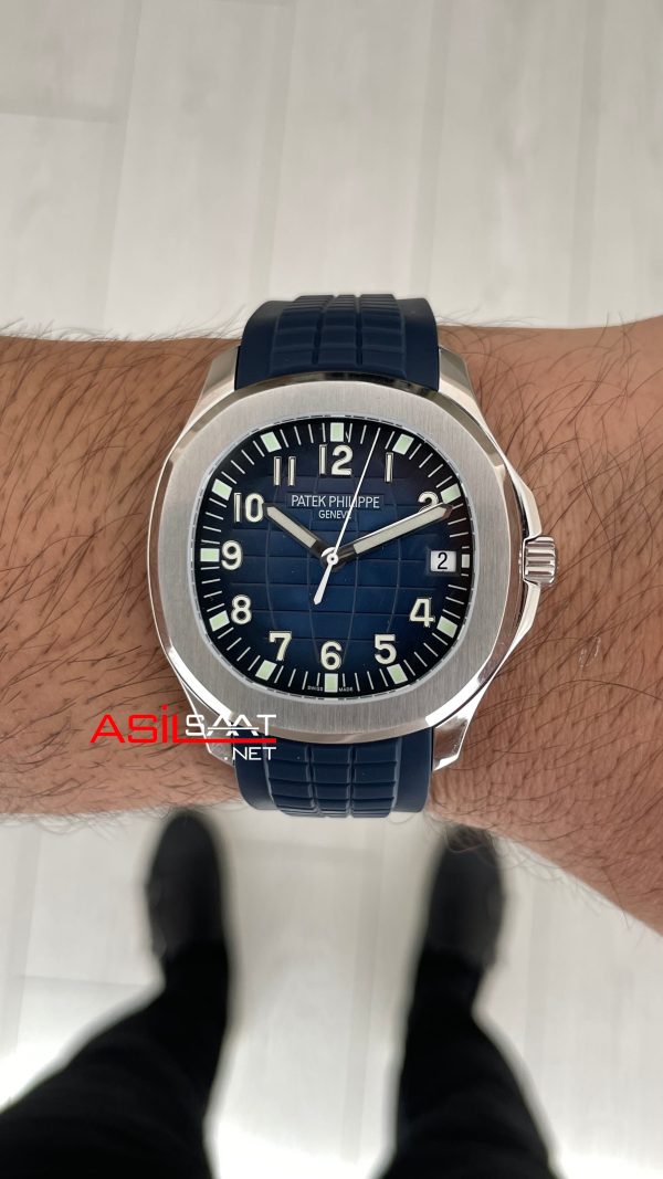 Patek Philippe Aquanaut 5168G Mavi 42mm Swiss ETA Saat GR Factory