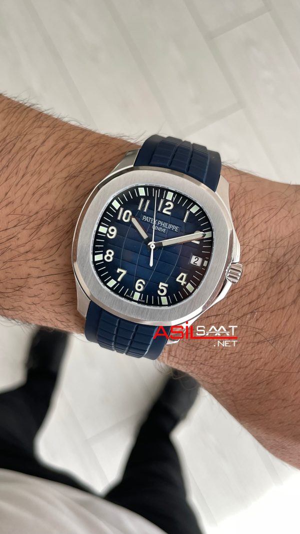 Patek Philippe Aquanaut 5168G Mavi 42mm Swiss ETA Saat GR Factory