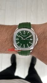 Patek Philippe Aquanaut 5168G Yeşil 42mm Swiss ETA Saat GR Factory