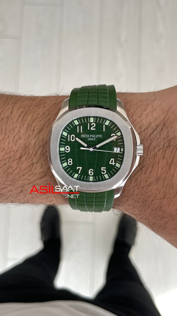 Patek Philippe Aquanaut 5168G Yeşil 42mm Swiss ETA Saat GR Factory