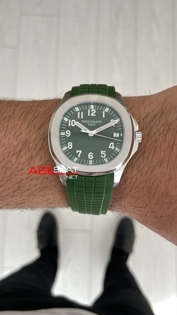 Patek Philippe Aquanaut 5168G Yeşil 42mm Swiss ETA Saat GR Factory