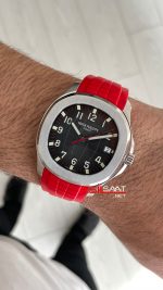 Patek Philippe Aquanaut Singapore 5167A Limited Edition Kırmızı 42mm Swiss ETA Saat GR Factory